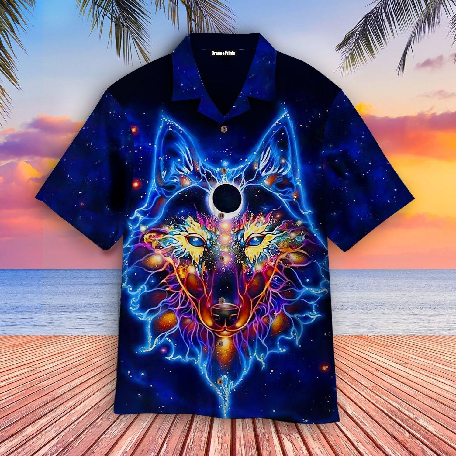 Hippie Wolf Hawaiian Shirt