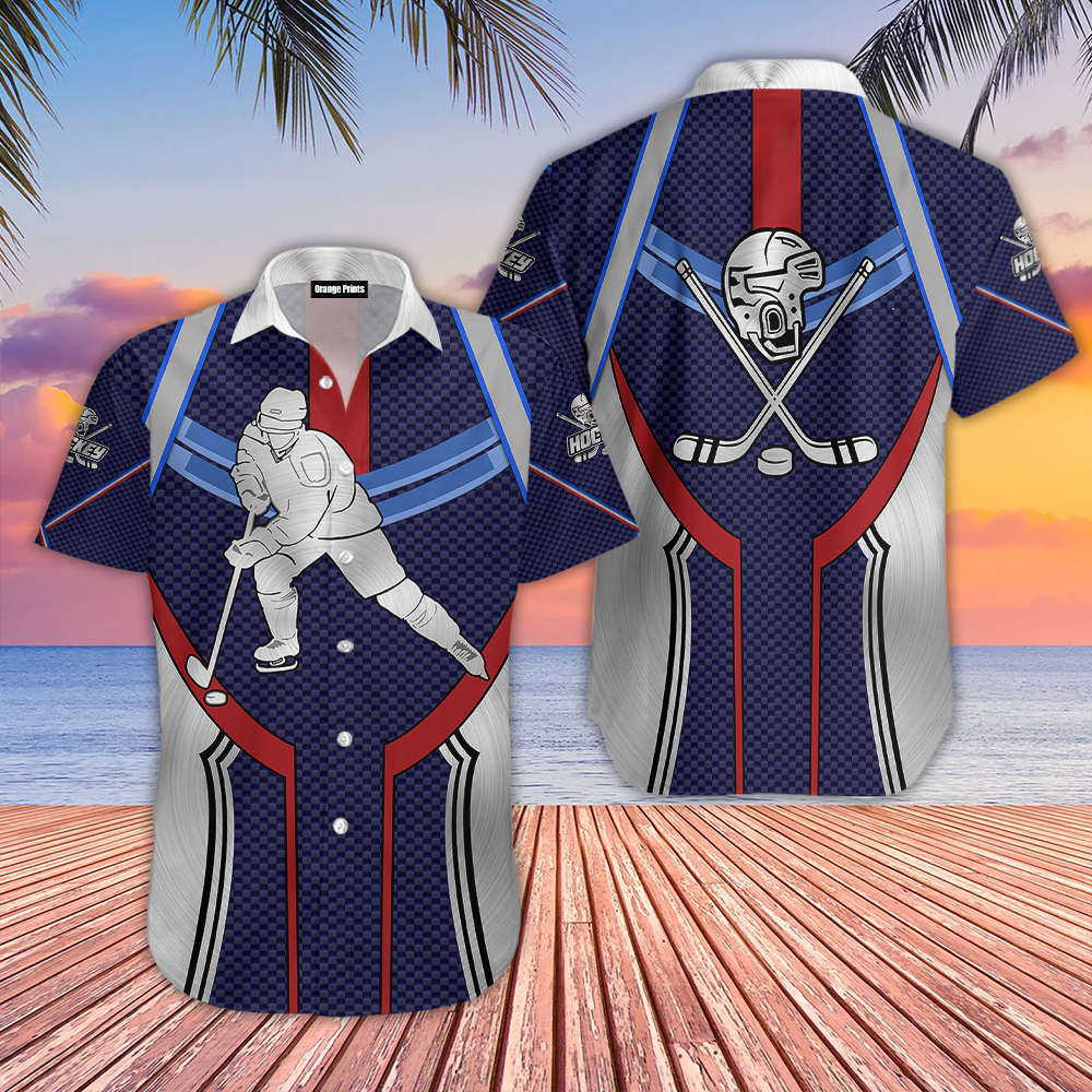 Hockey Hawaiian Shirt
