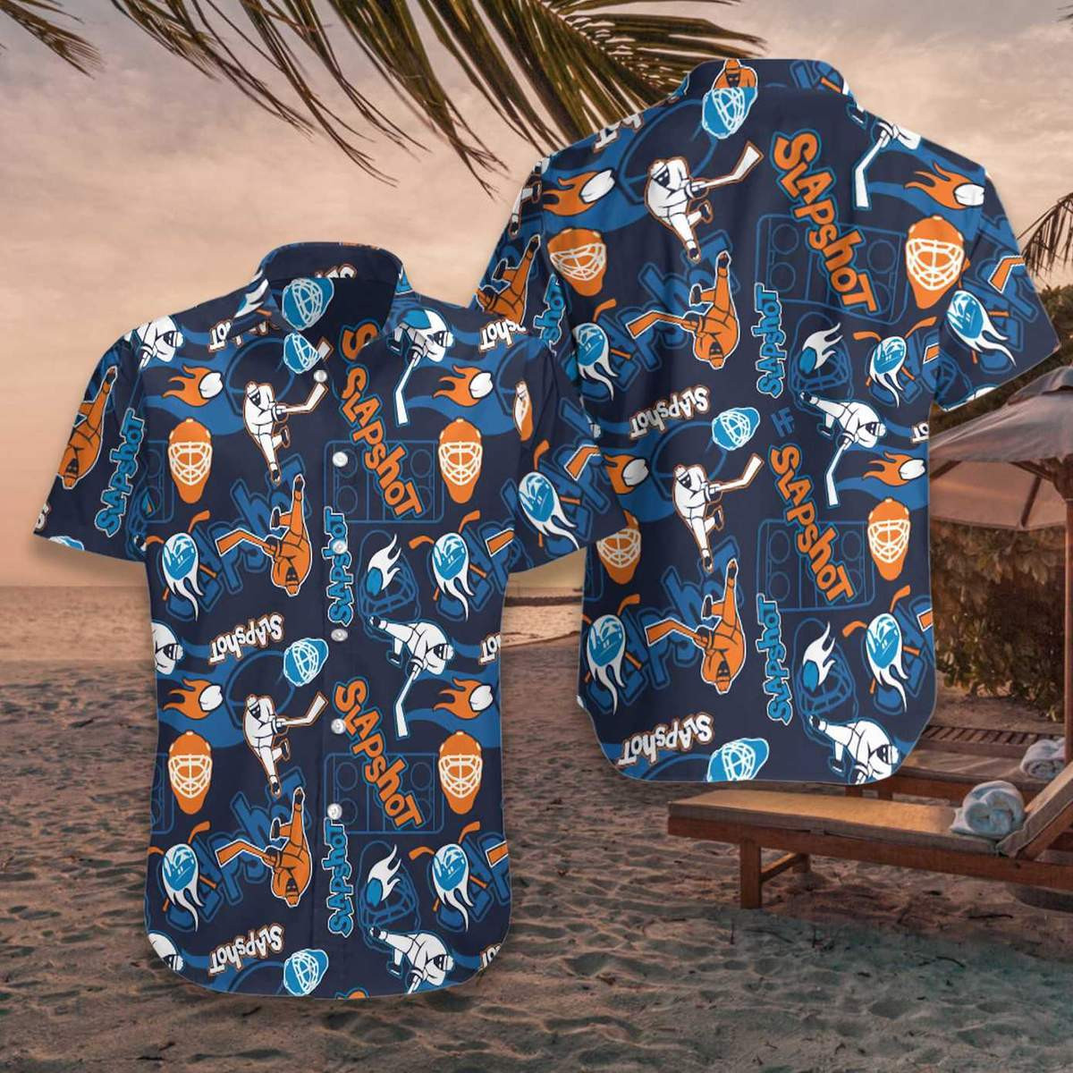 Hockey Hawaiian Shirt