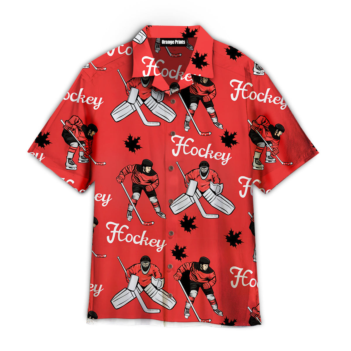 Hockey Players Hawaiian Shirt