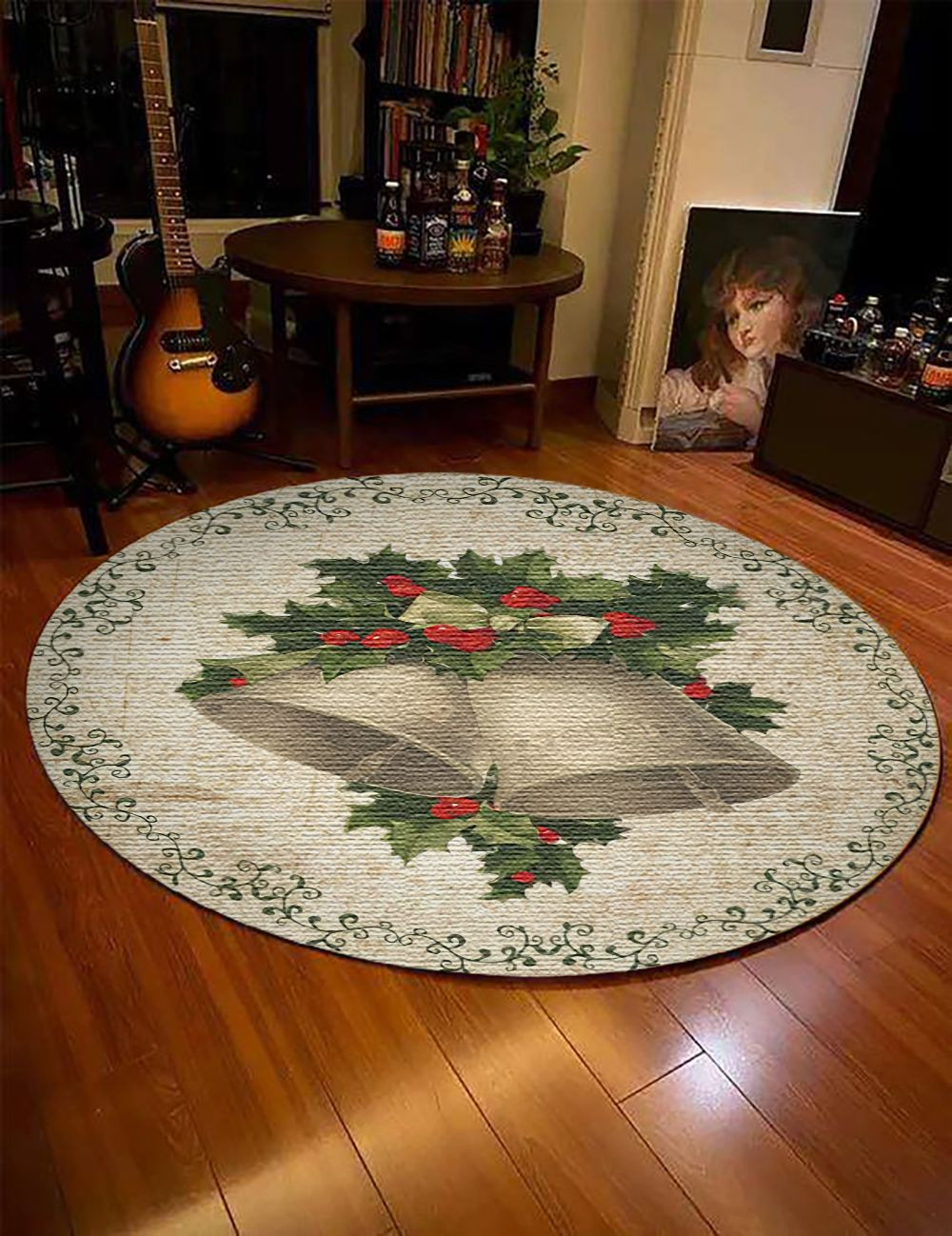 Holy Bell Round Rug Carpet Bedroom Livingroom Home Decor
