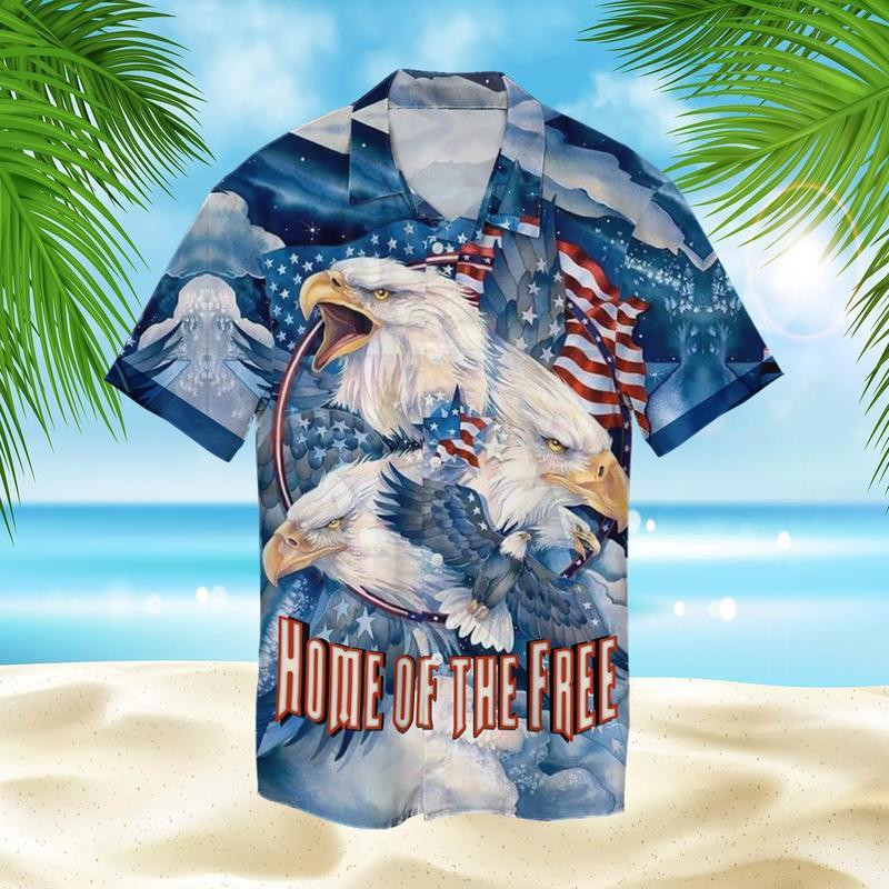 Home Of The Free Hawaiian Shirt
