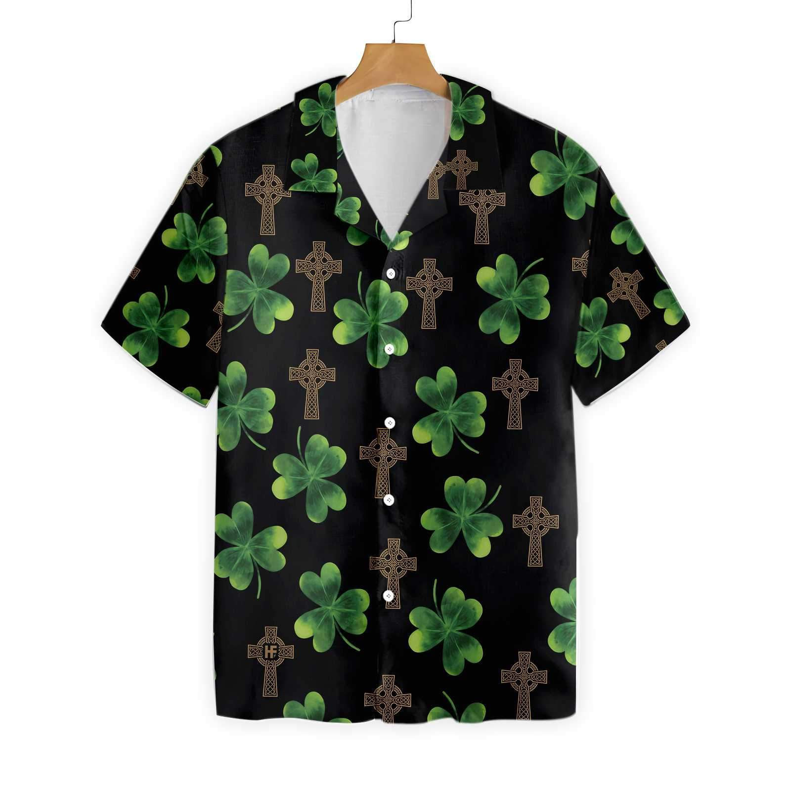 Hooligan Shamrock Irish Saint PatrickÃ­S Day Hawaiian Shirt