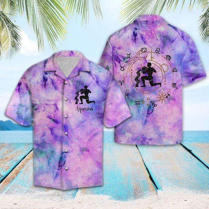 Horoscope Aquarius Lover Hawaiian Shirt