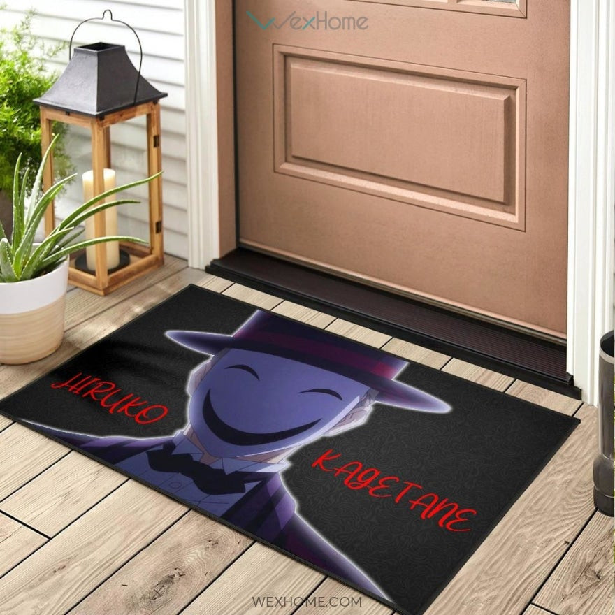 Horror Movie Hiruko Kagetane From Black Bullet Rubber Doormat Home Decor - Image 3