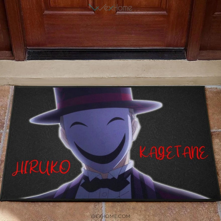 Horror Movie Hiruko Kagetane From Black Bullet Rubber Doormat Home Decor