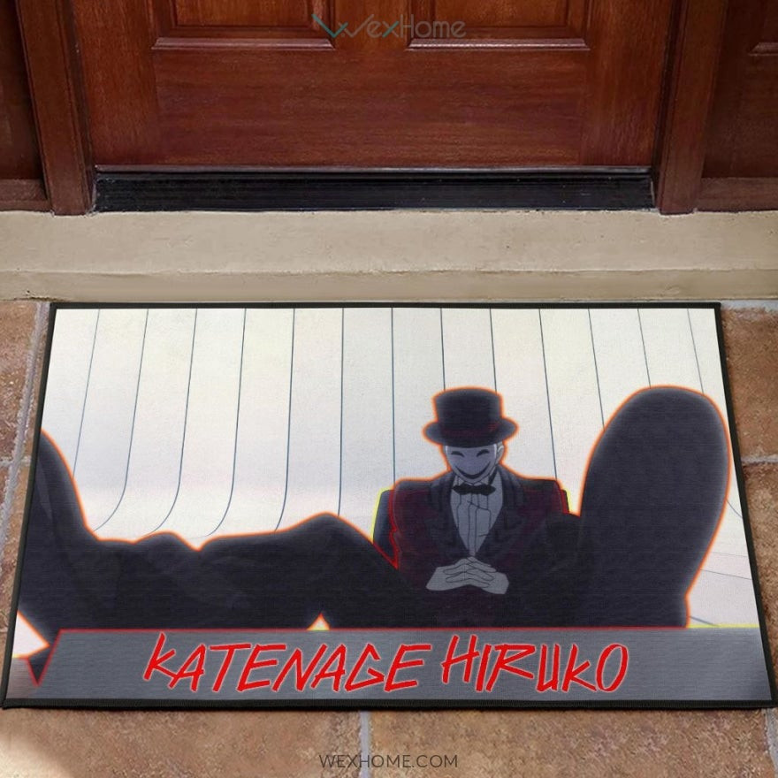 Horror Movie Katenage Hiruko Black Bullet Sitting Rubber Doormat Home Decor