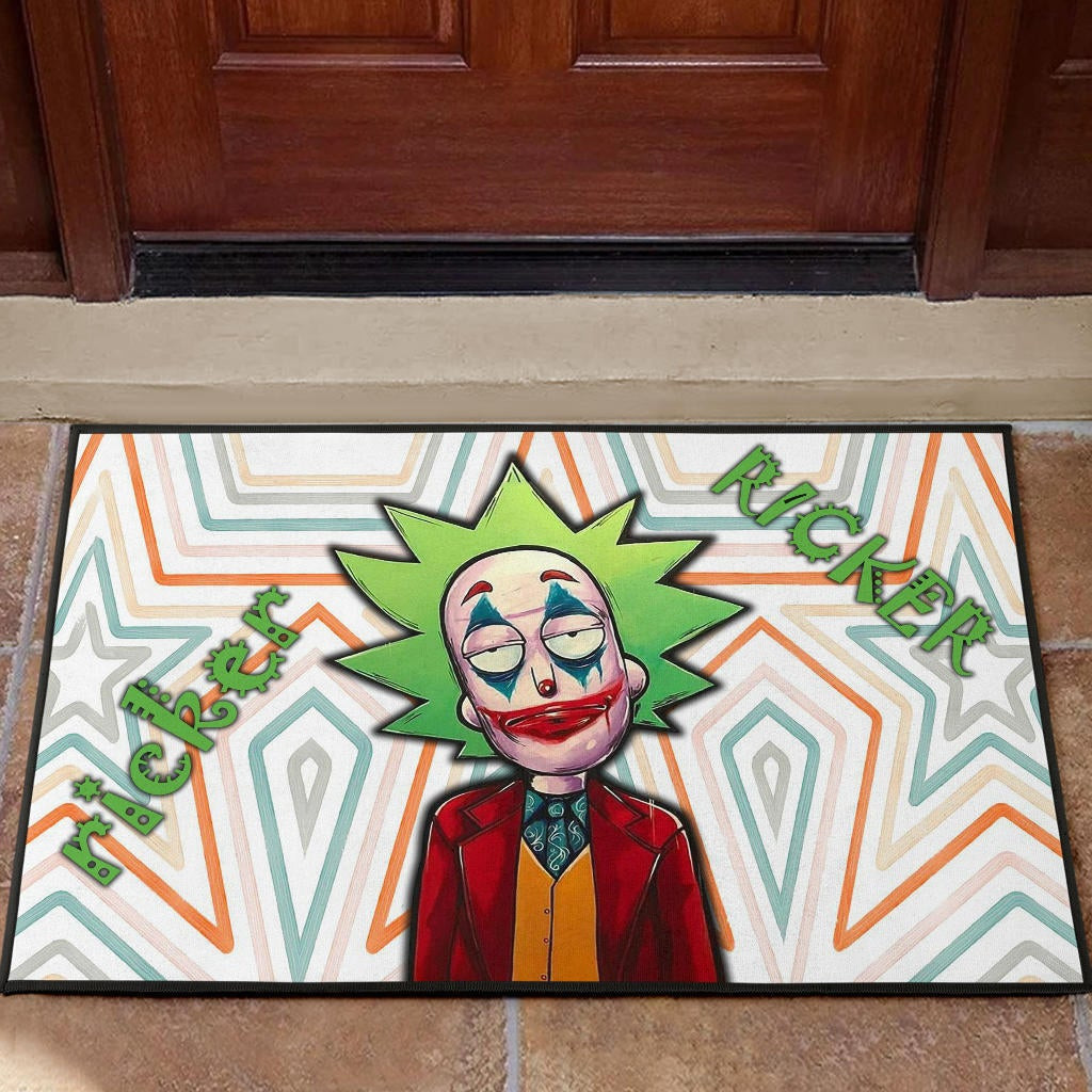 Horror Movie Ricker Rick Cosplay Joker Vintage Funny Rubber Doormat Home Decor