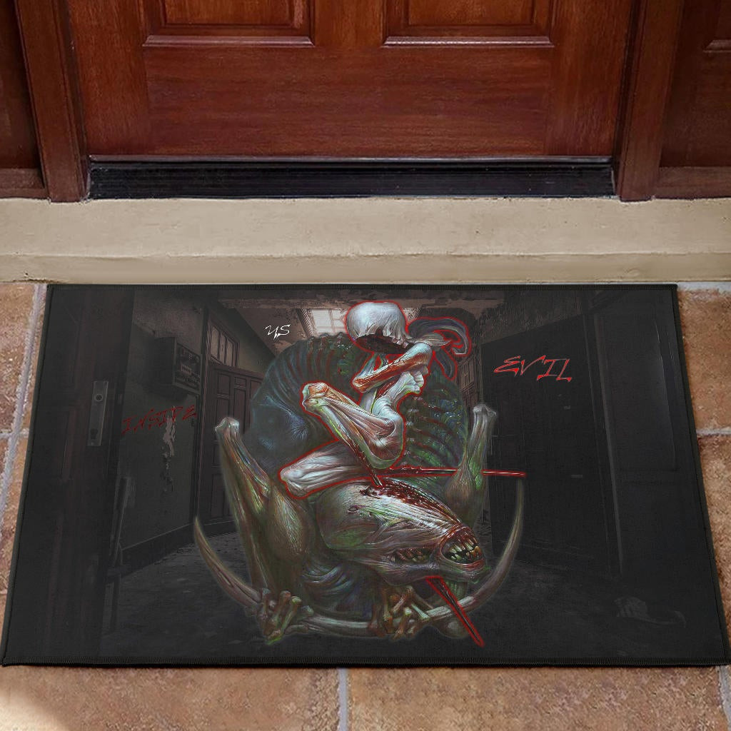 Horror Movie The Evil Within Monster Evil Inside Us Rubber Doormat Home Decor