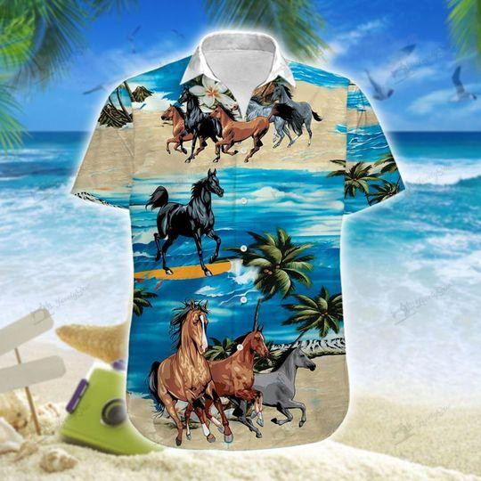 Horse Harness Hawaiian Shirt