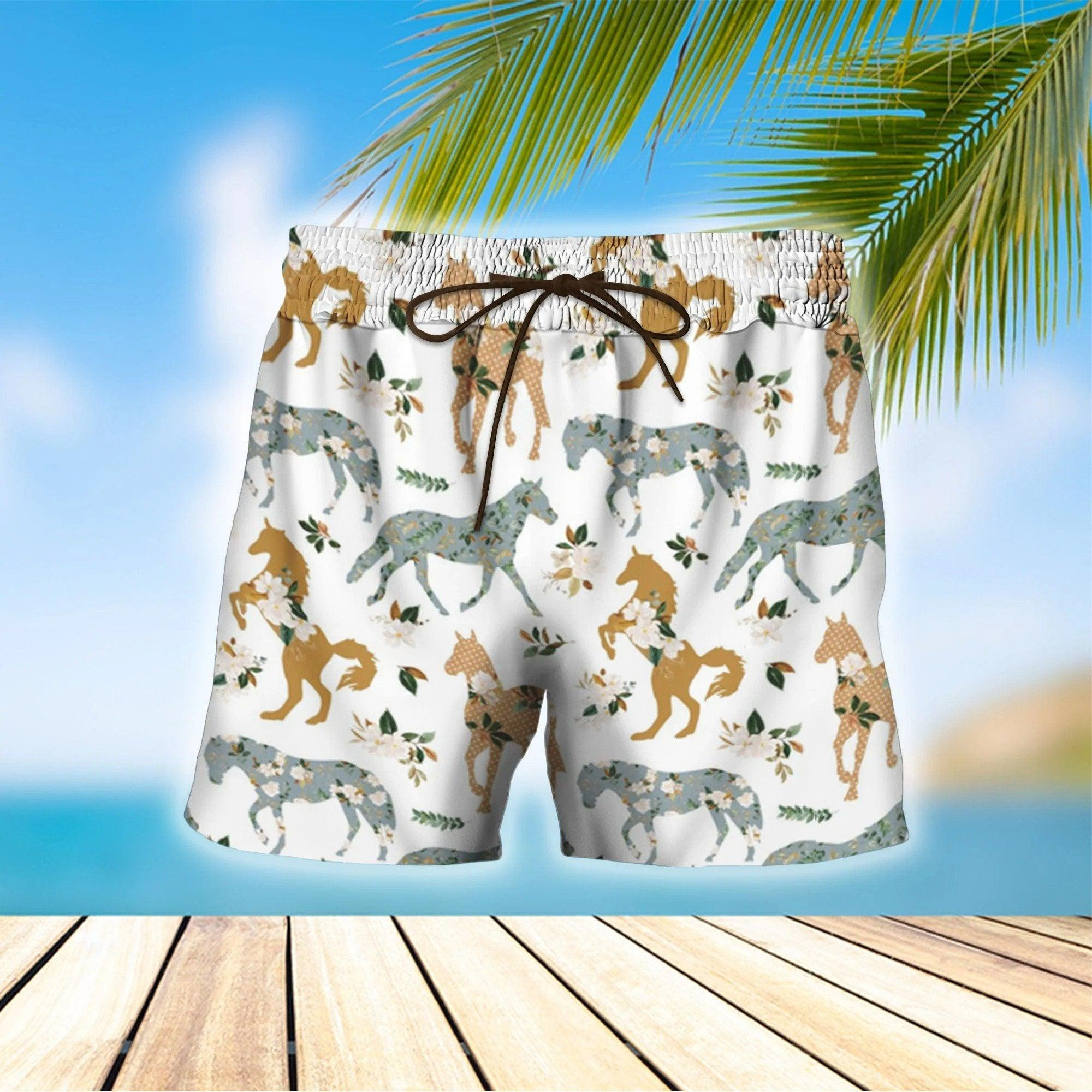 Horse Hawaiian Shirt Set - Image 3