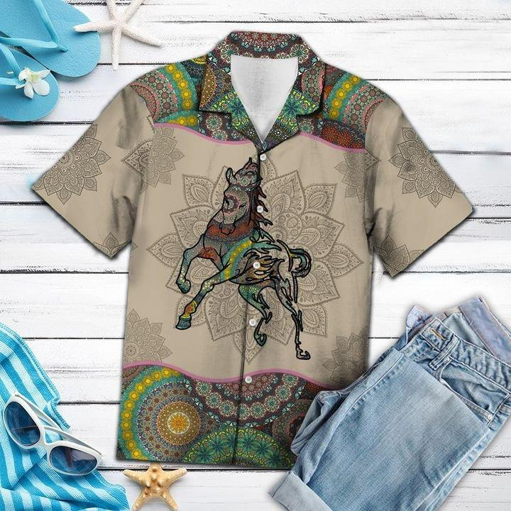 Horse Mandala Hawaiian Shirt