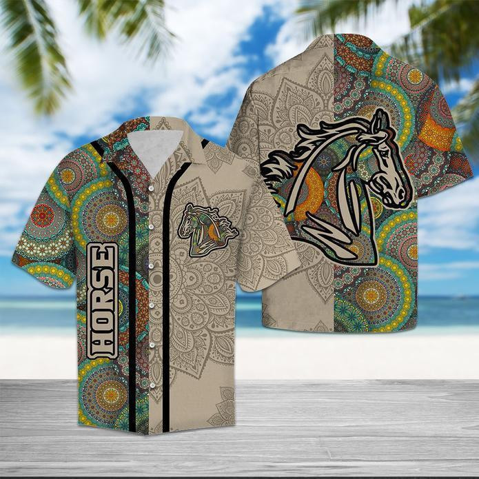 Horse Mandala Hawaiian Shirt