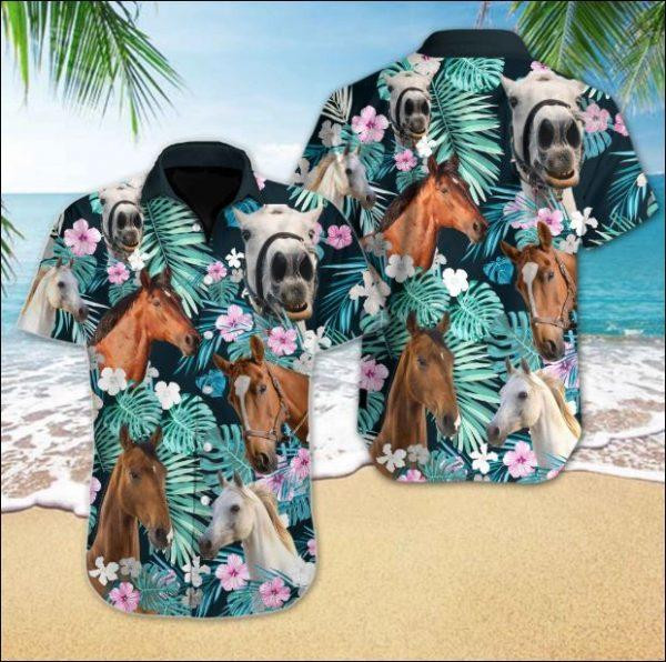 Horse Tropical Hawaiian Shirt
