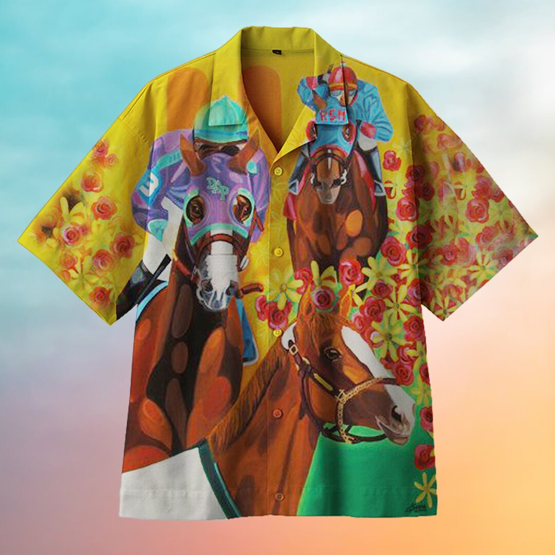 Horserace Hawaiian Shirt