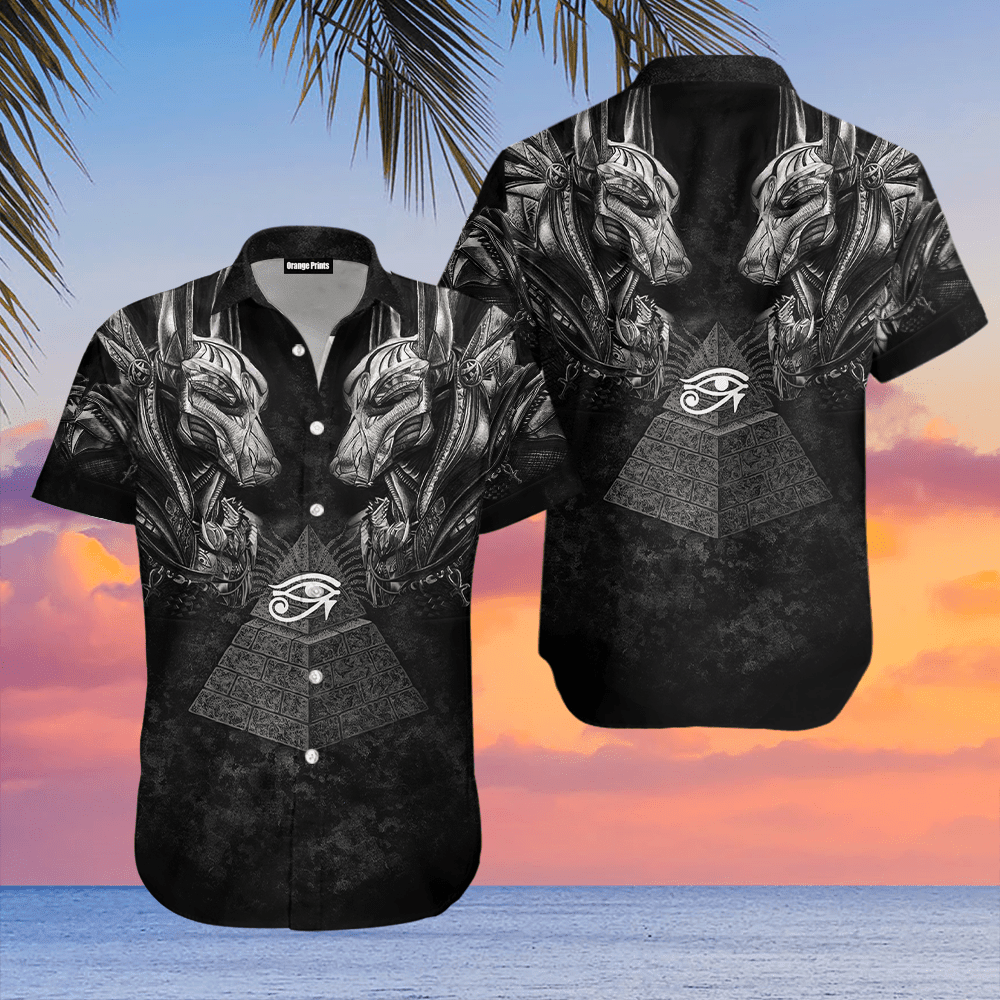 Horus Eye Egypt Anubis Ancient Hawaiian Shirt
