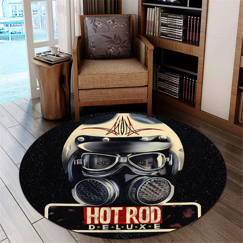 Hot Rod Deluxe Round Rug Carpet Bedroom Livingroom Home Decor - Image 3