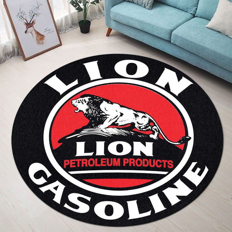 Hot Rod Gasoline Vintage Round Rug Carpet Bedroom Livingroom Home Decor