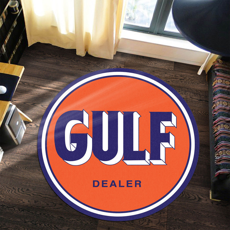 Hot Rod Gasoline Vintage Round Rug Carpet Bedroom Livingroom Home Decor - Image 3