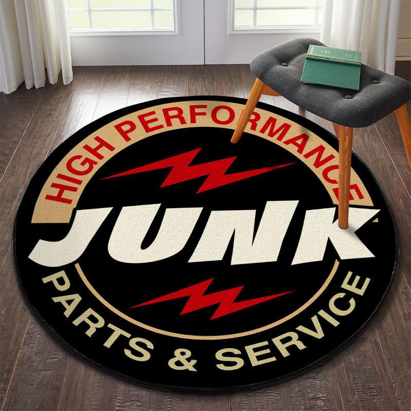 Hot Rod Junk Parts Round Rug Carpet Bedroom Livingroom Home Decor