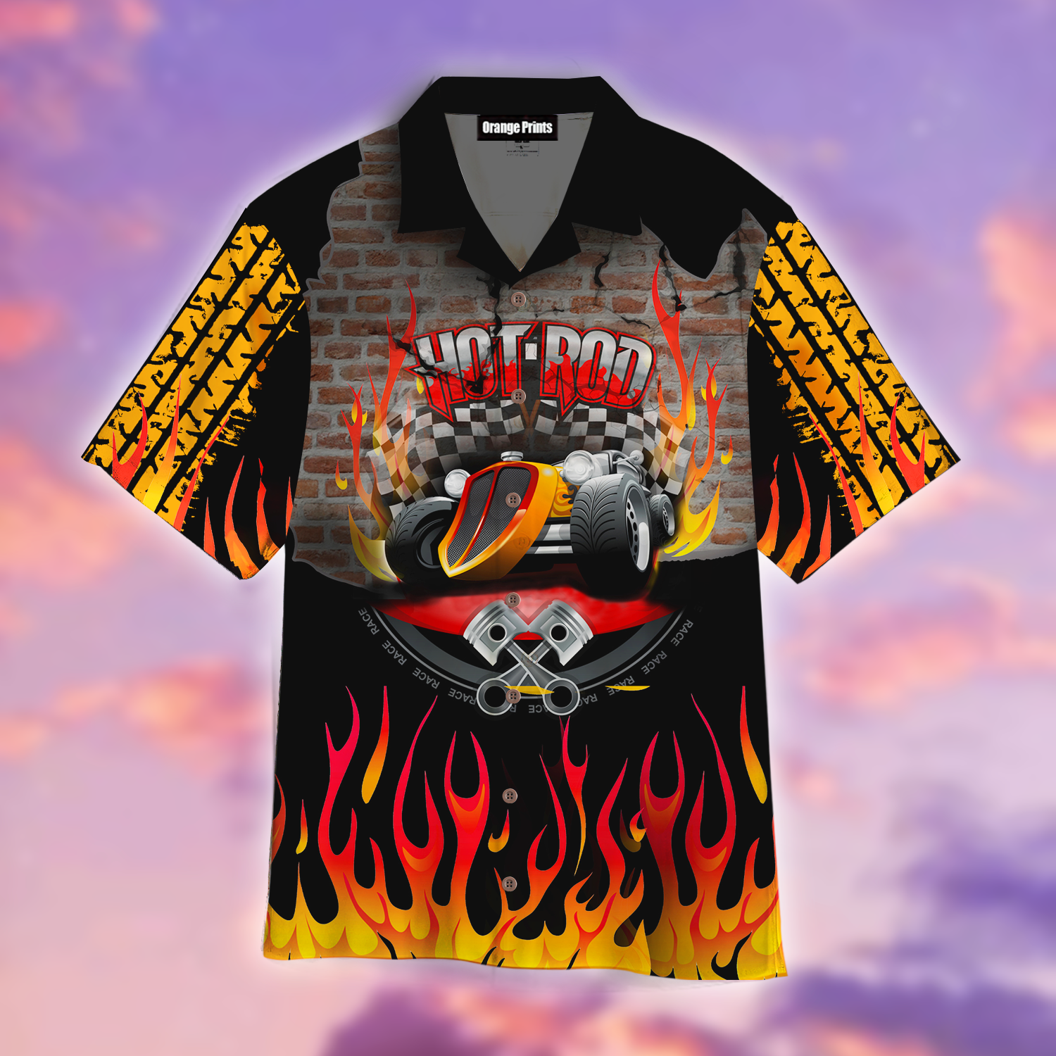 Hot Rod Racing Hawaiian Shirt