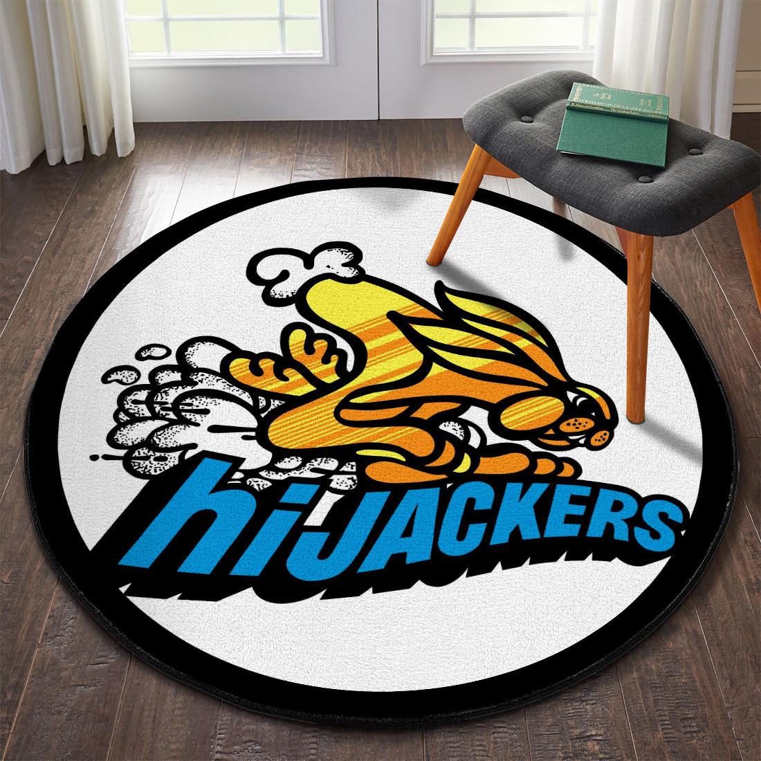 Hot Rod Round Rug Carpet Bedroom Livingroom Home Decor