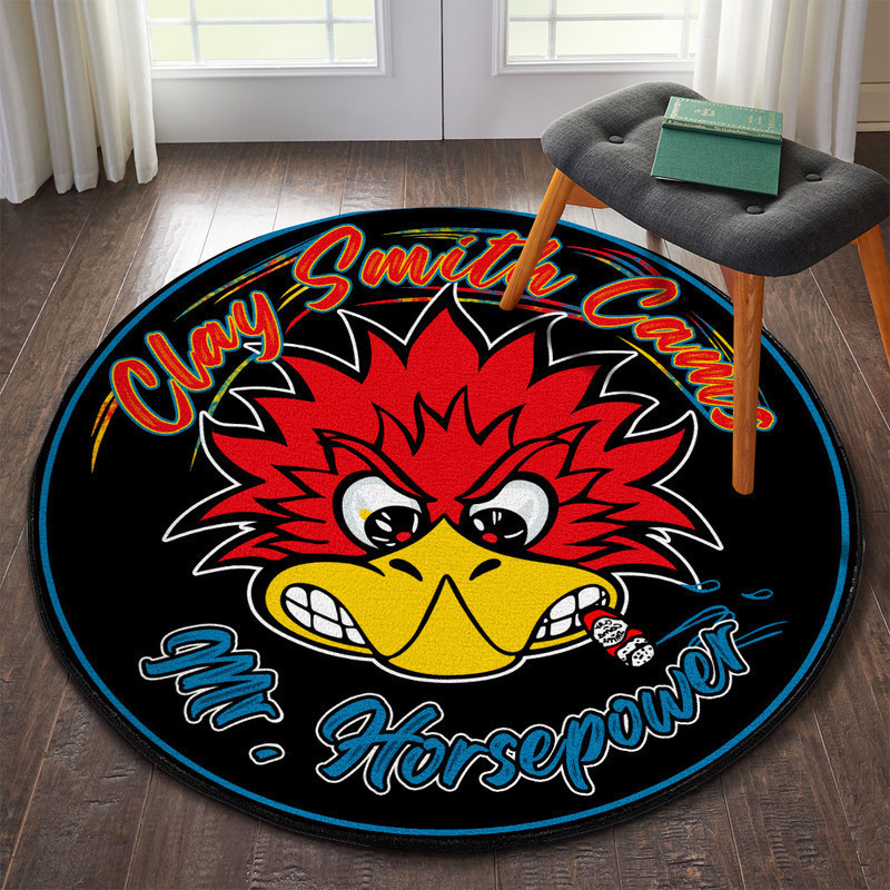 Hot Rod Round Rug Carpet Bedroom Livingroom Home Decor