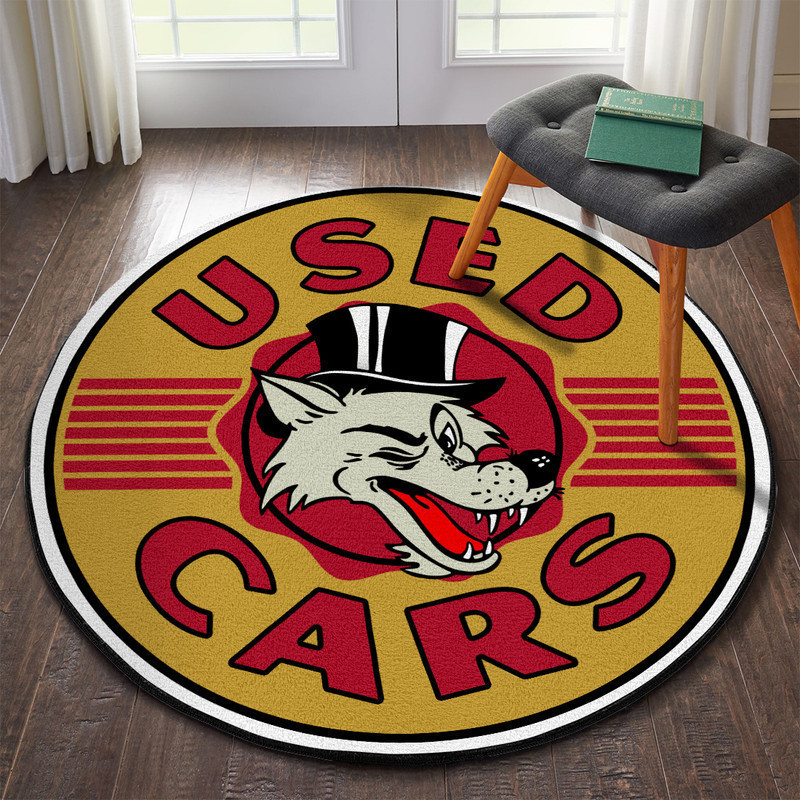 Hotrod Round Rug Carpet Bedroom Livingroom Home Decor