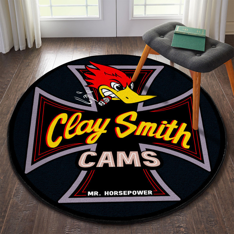 Hotrod Round Rug Carpet Bedroom Livingroom Home Decor