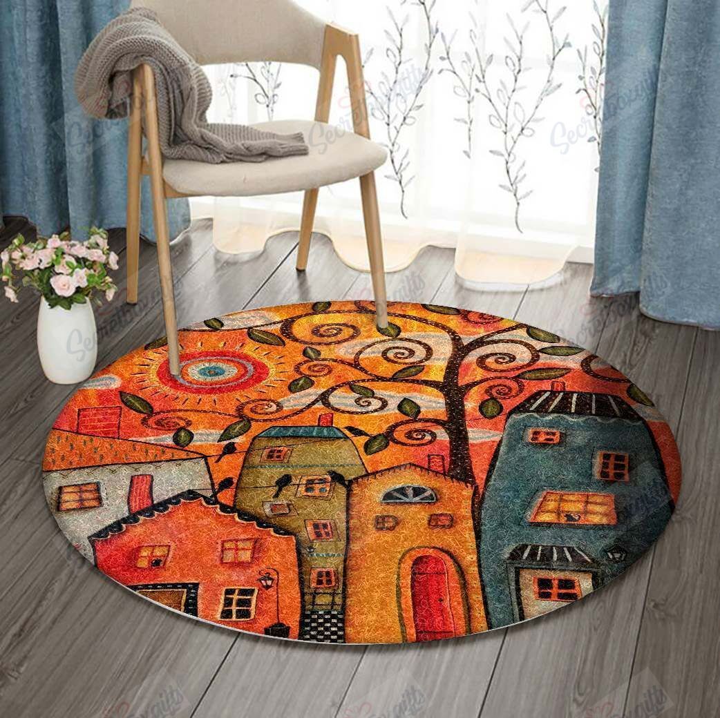 House Round Rug Carpet Bedroom Livingroom Home Decor