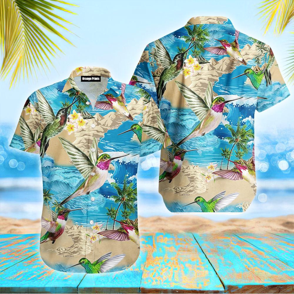 Hummingbird Hawaiian Shirt
