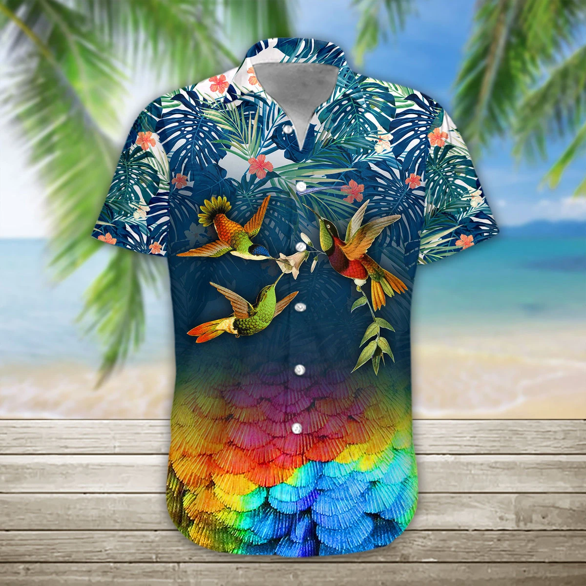 Hummingbird Hawaiian Shirt