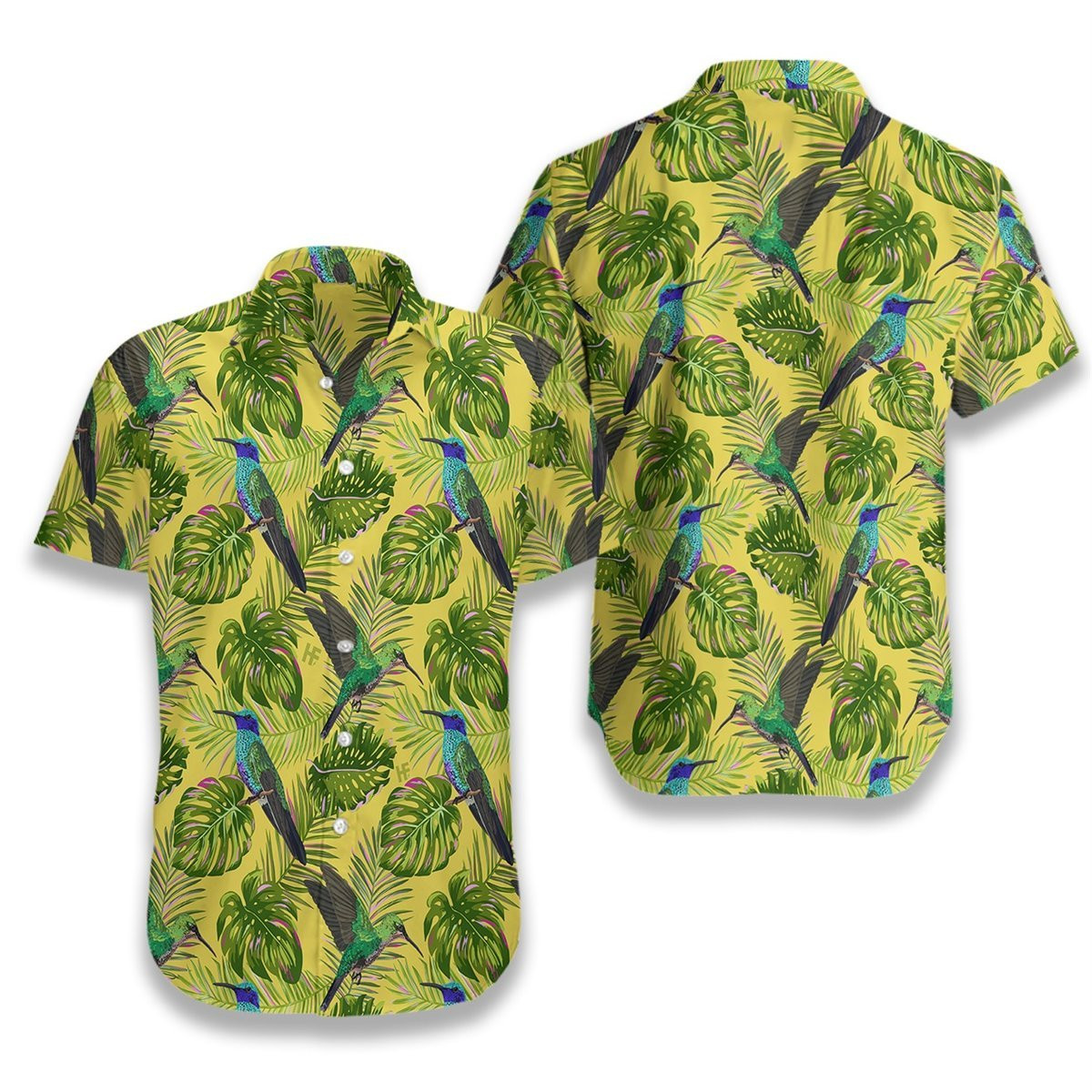 Hummingbird Tropical Hawaiian Shirt