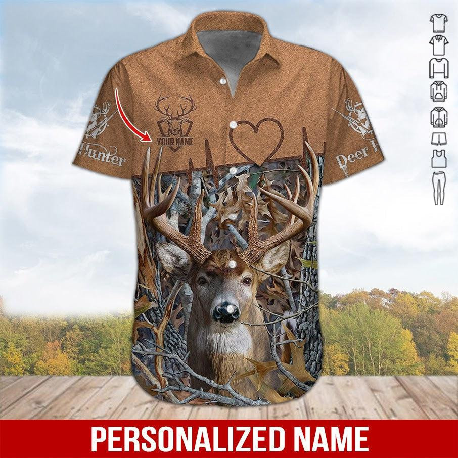 Hunter Holic Personalized Hawaiian Shirt
