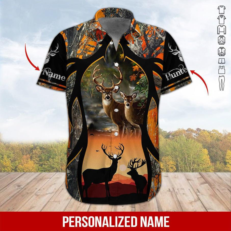 Hunter Holic Personalized Hawaiian Shirt