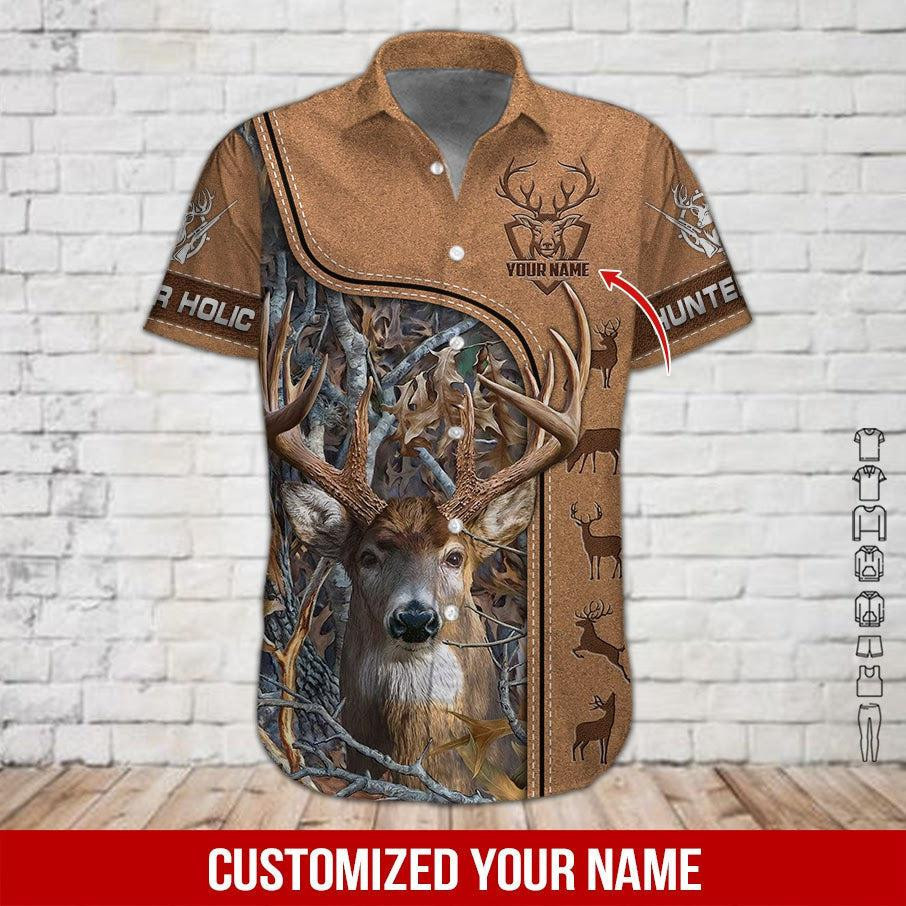 Hunter Holic Personalized Hawaiian Shirt