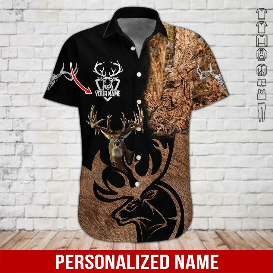 Hunter Holic Personalized Hawaiian Shirt