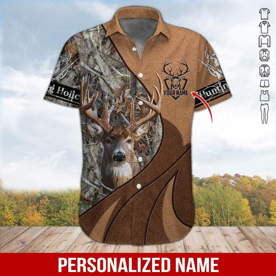 Hunter Holic Personalized Hawaiian Shirt
