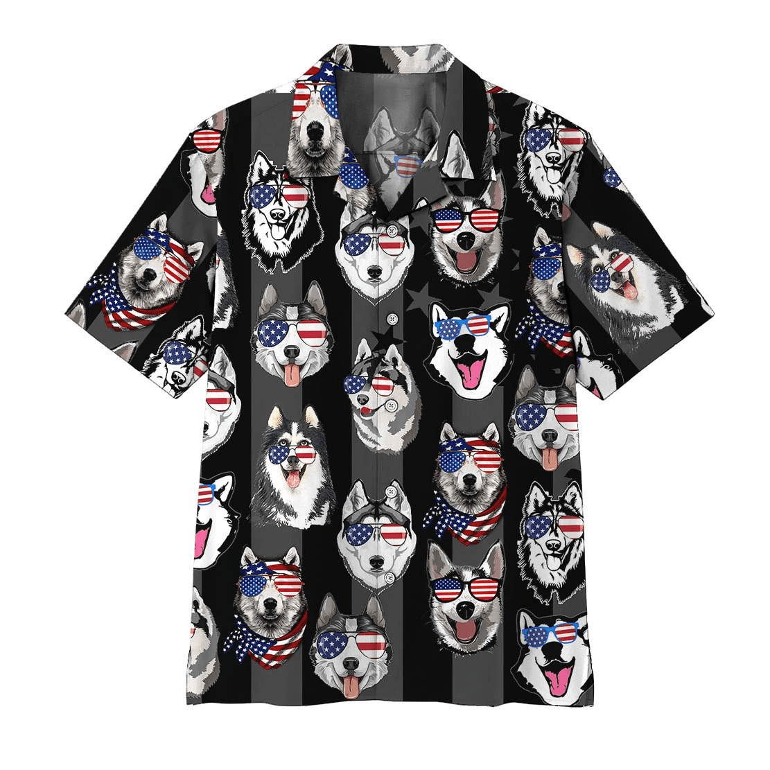 Husky Hawaiian Shirt