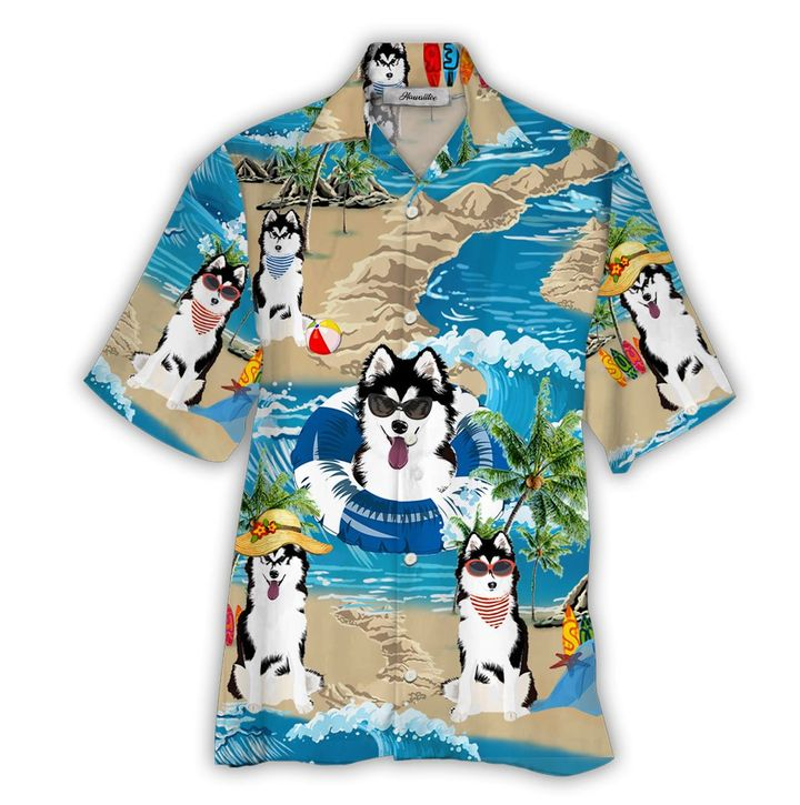 Husky Hawaiian Shirt