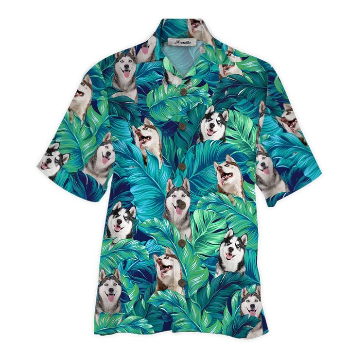 Husky Hawaiian Shirt