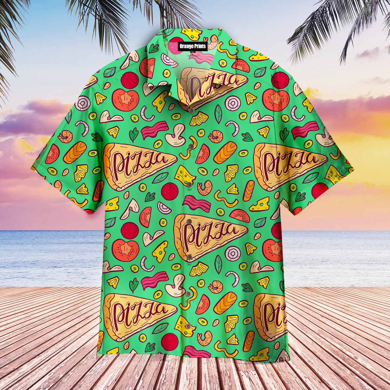 I Always Like Pizza Hawaiian Shirt