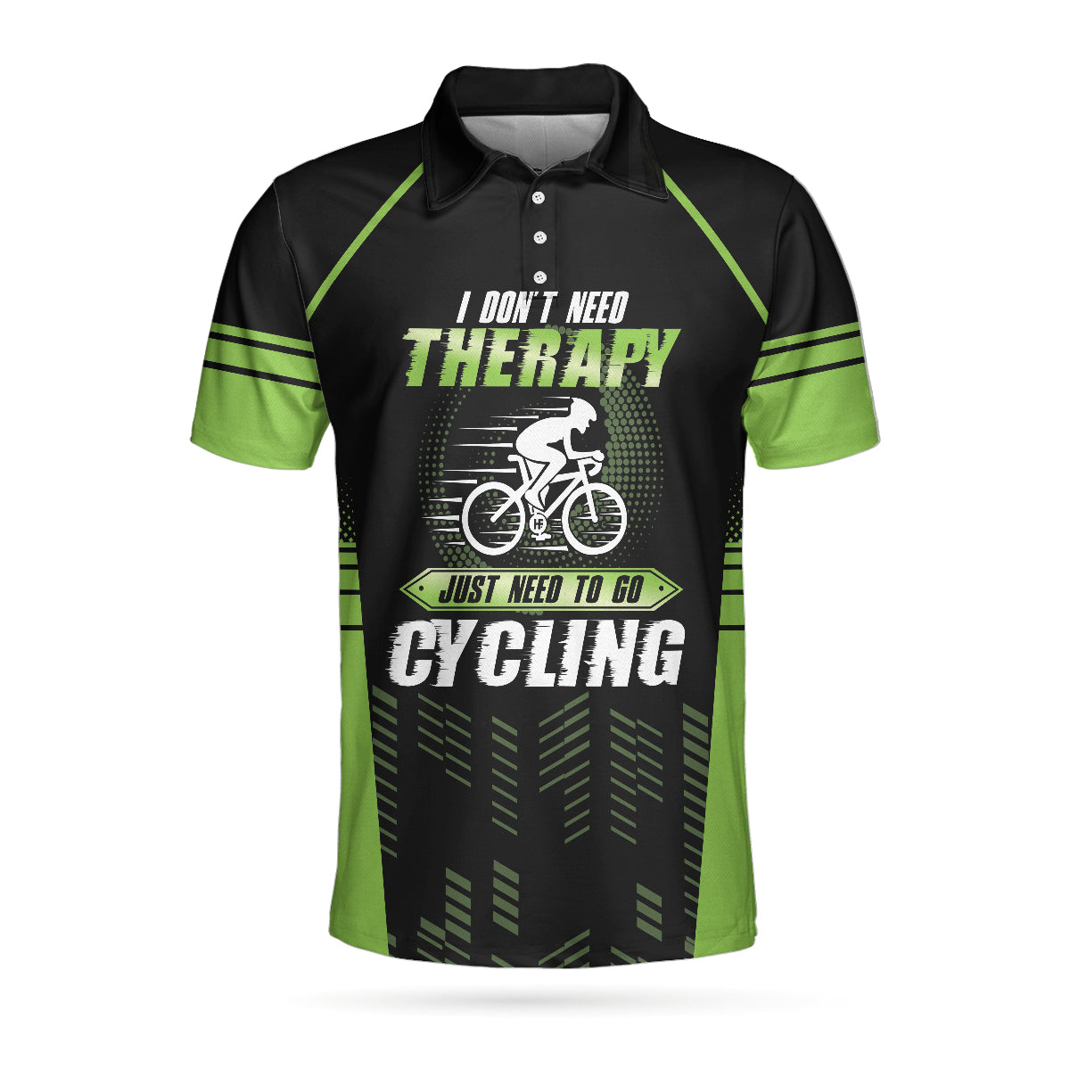 I Dont Need Therapy I Just Need Go To Cycling Polo Shirt Cyclist Polo Shirt Best Cycling Shirt For Men - Image 3