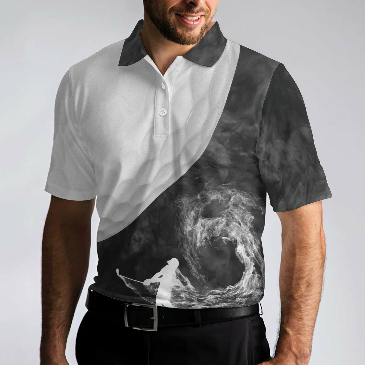 I Dont Often Play Golf Funny Golfing For Golfer Golf Polo Shirt Black And White Golf Shirt With Sayings - Image 4