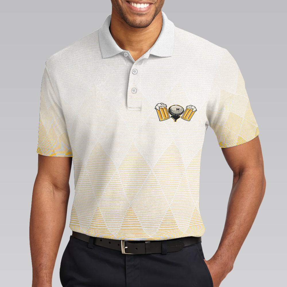I Drink I Drive And I Know Things Argyle Pattern Golf Polo Shirt Golf Shirt For Beer Lovers - Image 4