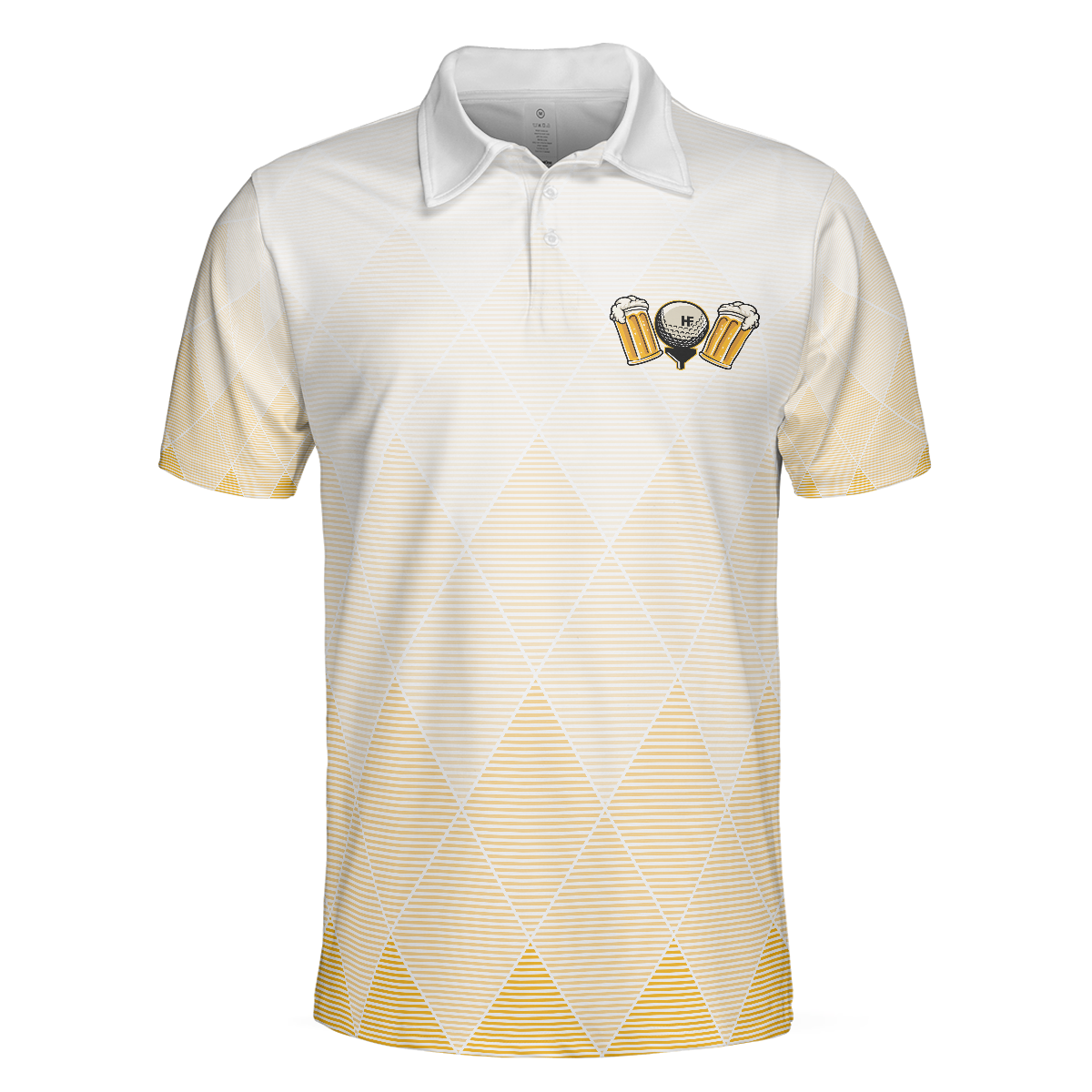 I Drink I Drive And I Know Things Argyle Pattern Golf Polo Shirt Golf Shirt For Beer Lovers - Image 3