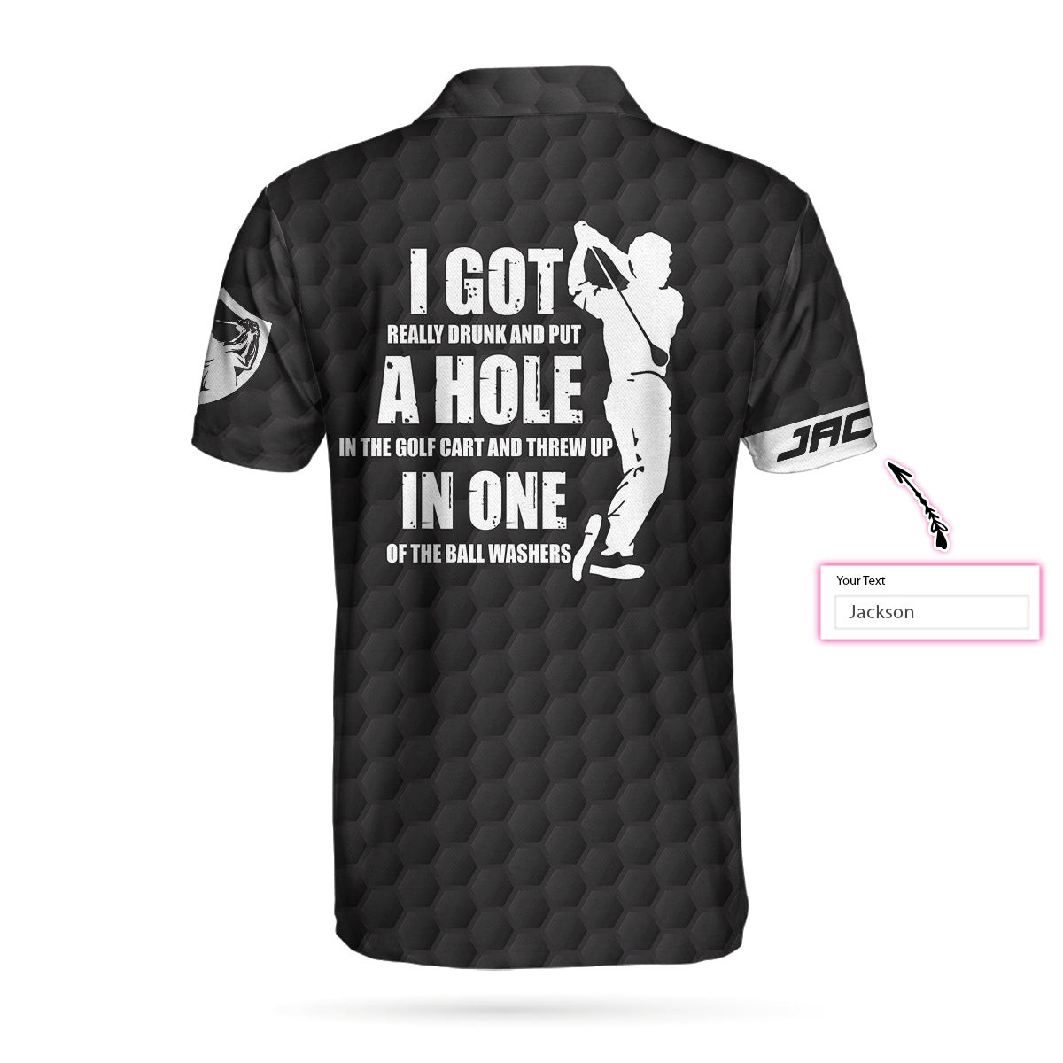 I Got Really Drunk And Put A Hole In The Golf Cart Custom Polo Shirt Personalized Golf Shirt For Men - Image 3