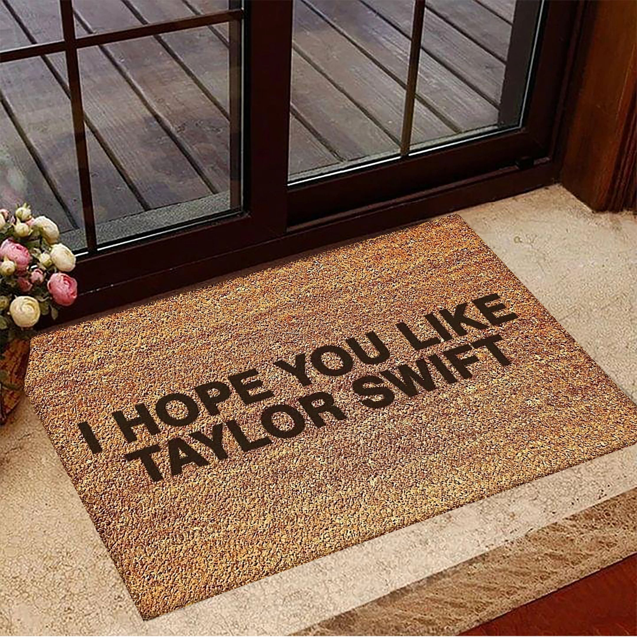 I Hope You Like Taylor Swift Rubber Doormat For Front Door Entry Mat Gift For Taylor Swift Fan