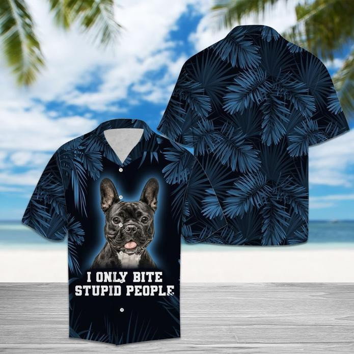 I Only Bite Stupid People Hawaiian Shirt