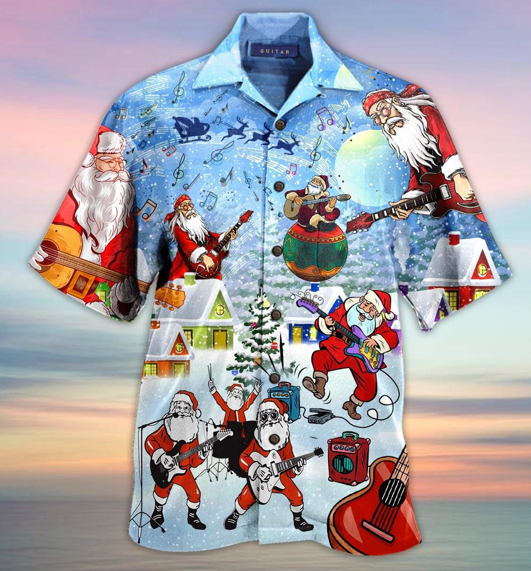 I Rock Jingle Bells Hawaiian Shirt